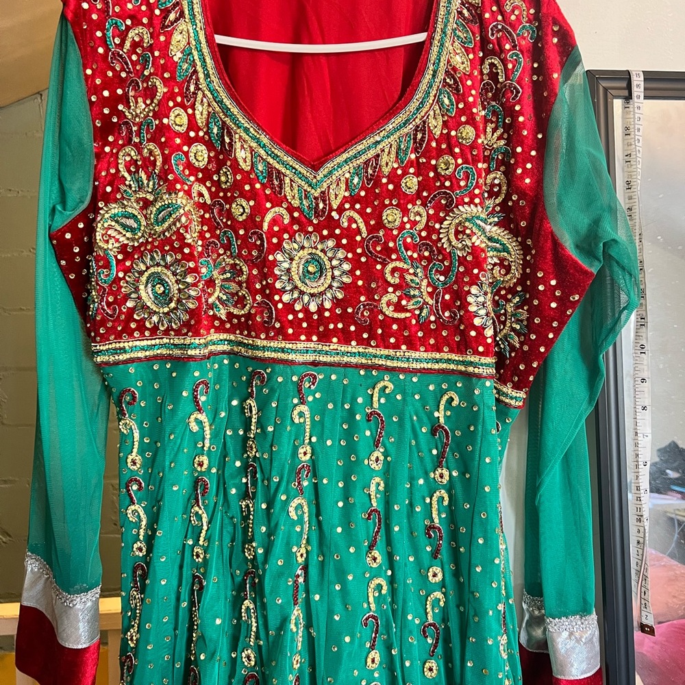 3 piece Anarkali Lehenga